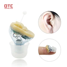 Hearing Aid Mini Sound Amplifier Enhancer Noise Ear Reduction Enhanced Speech Feedback Cancellation Suitable for Adults Elderly