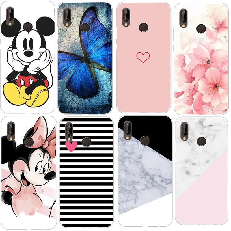 Soft TPU Phone Case For Huawei P Smart 2019 Mate10 20 P20 Lite P9 Mini Cover Cases P8 P10 Coque |