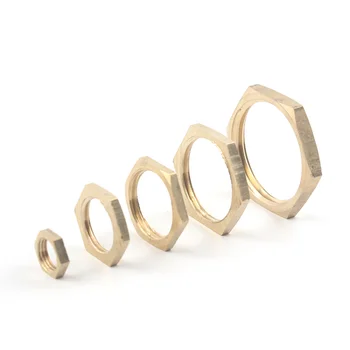 

5pcs High Quality Female Thread 1/8'' 1/4'' 3/8" 1/2" 3/4" 1" Hexagonal Nuts Caps Water Heating Fixed Cap Sealing Metal Fittings