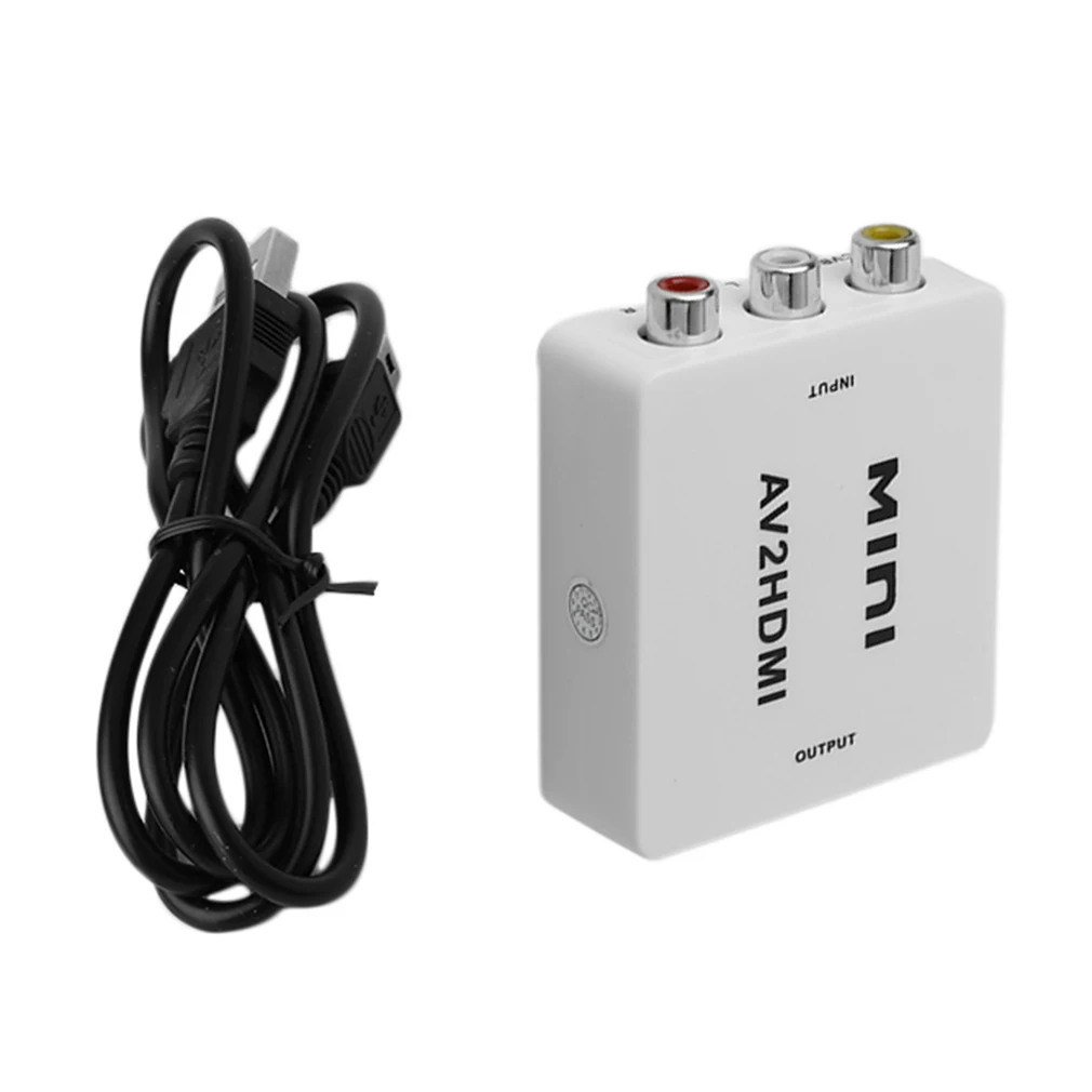 Универсальный мини 1080P AV в HDMI адаптер конвертер ANQ-M609 Профессиональный для ПК ноутбук планшет DVD HDTV