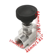 3/" игольчатый клапан с внутренней резьбой 304 нержавеющая сталь контроль потока отключение 915 фунтов/кв. дюйм Прямая поставка поддержка