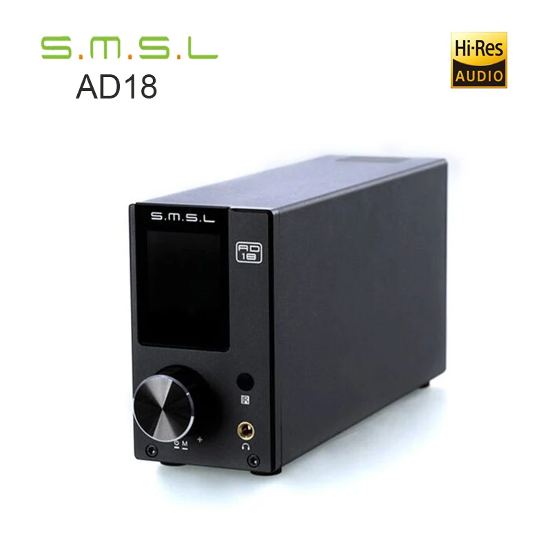 SMSL AD18 80W2 Bluetooth 4,2 Apt-X HIFI USB DSP цифровой декодирующий усилитель мощности