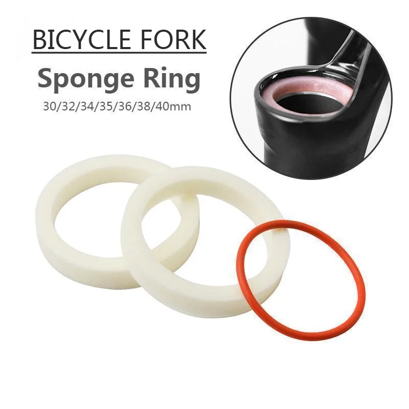 2Pcs Bicycle front fork sponge ring oil foam absorb seal 30/32/34/35/36/38/4 fq 