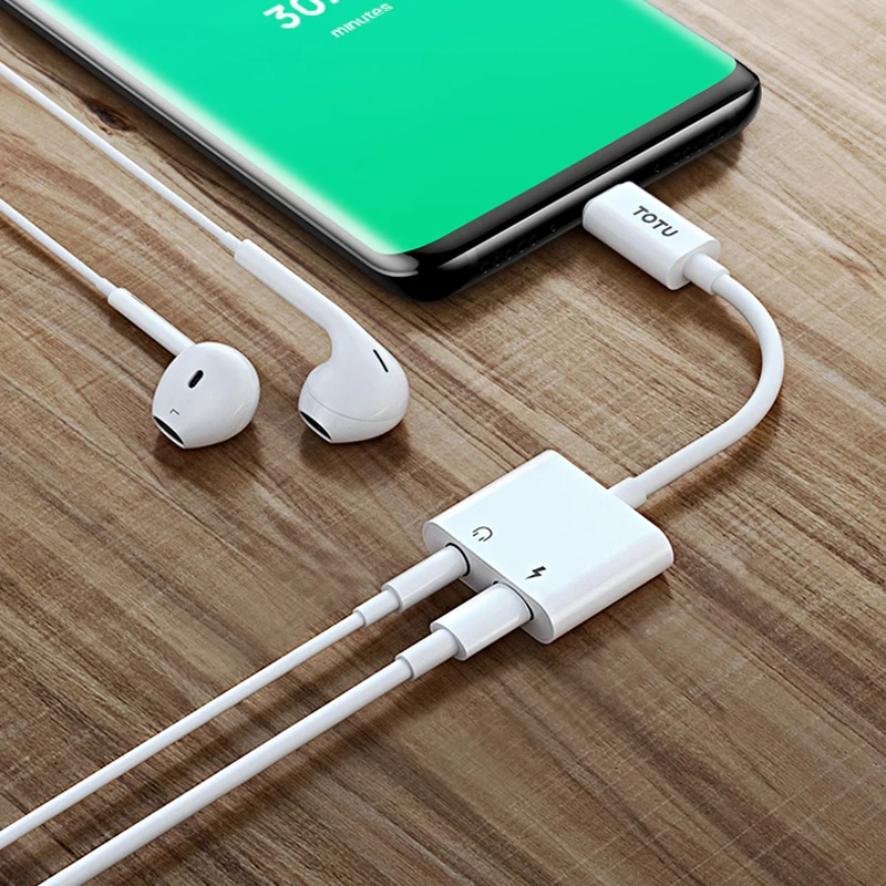 USB-кабель TOTUDESIGN для быстрой зарядки с интерфейсом USB Type-C + 3 5 мм | Мобильные