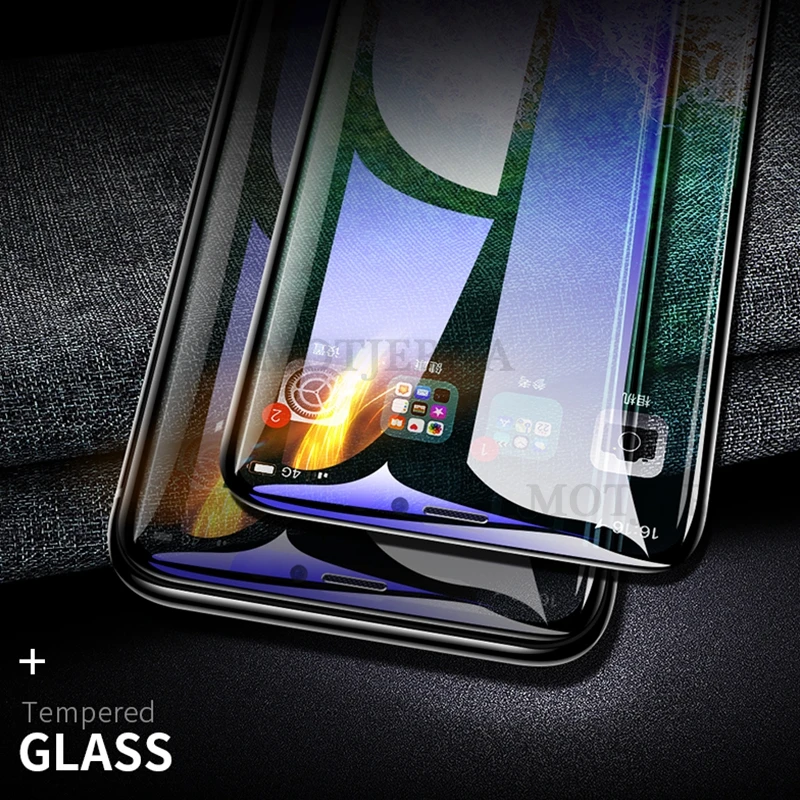 Для iPhone X XS MAX XR 6 6S 7 8 Plus антибликовое Защитное стекло для 9 H полное покрытие