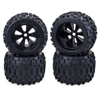 

4Pcs 170mm Wheel Rim and Tires for 1/8 Truck Traxxas HSP HPI E-MAXX E-Revo ZD Racing RC Car Accessories
