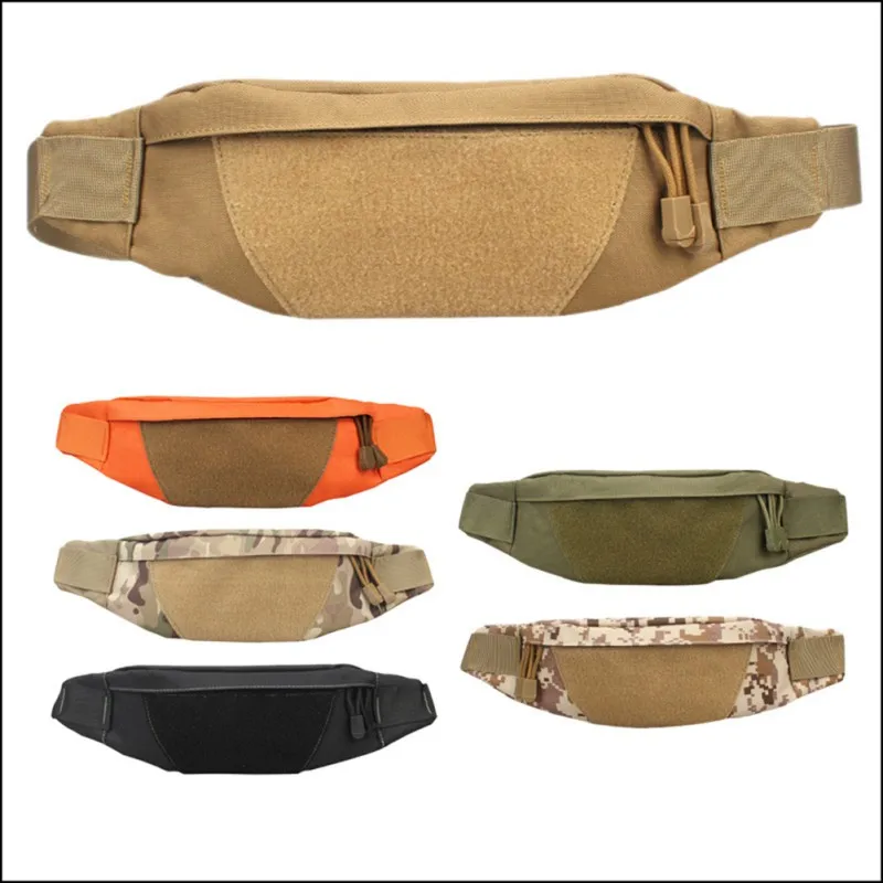 

1pc Military Tactical Waist Pack Adjustable Fishing Bags Running Waist Pouch Fanny Pack Cycling Belt Belly Bag Men's Sportswear