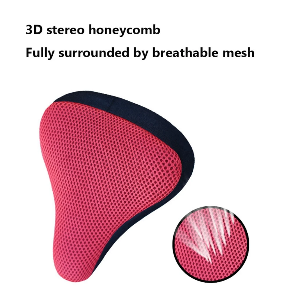 3D Soft Bicycle Saddle Cover Shockproof Anti Slip Breathable Saddles Cycling Silicone Comfortable Seats Bicycle Bike Accessories,bicycle saddle cover,bicycle seat cover
