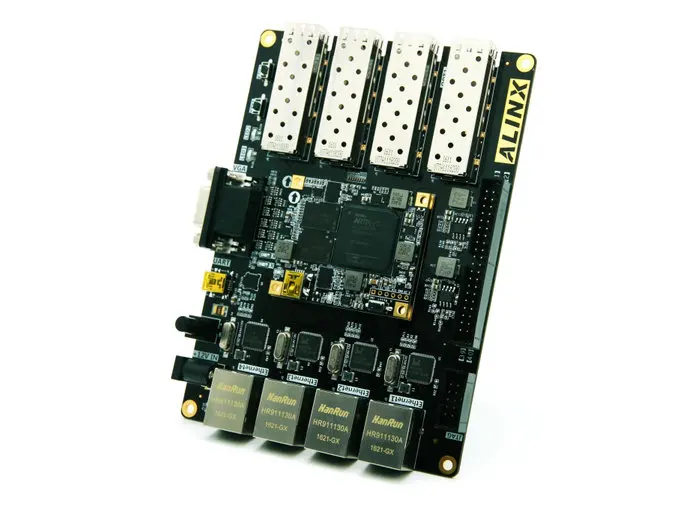 US $380.00 Alinx XILINX A7 FPGA Black Gold Development Board ARTIX7 fiber Optic Ethernet AX7101