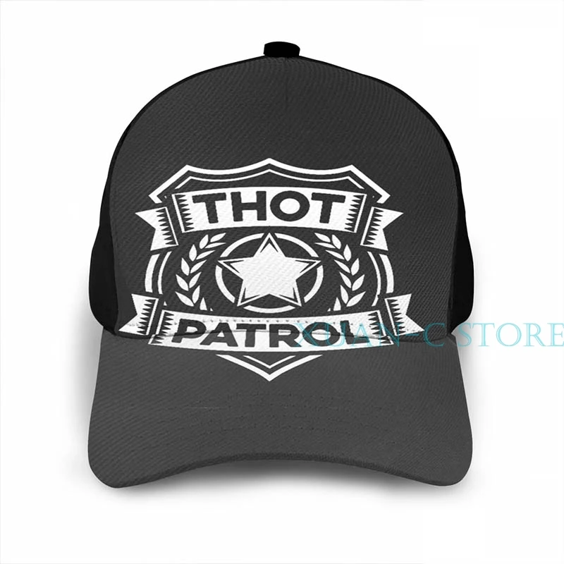 Thot Patrol баскетбольная Кепка для мужчин и женщин модная черная шляпа унисекс с принтом