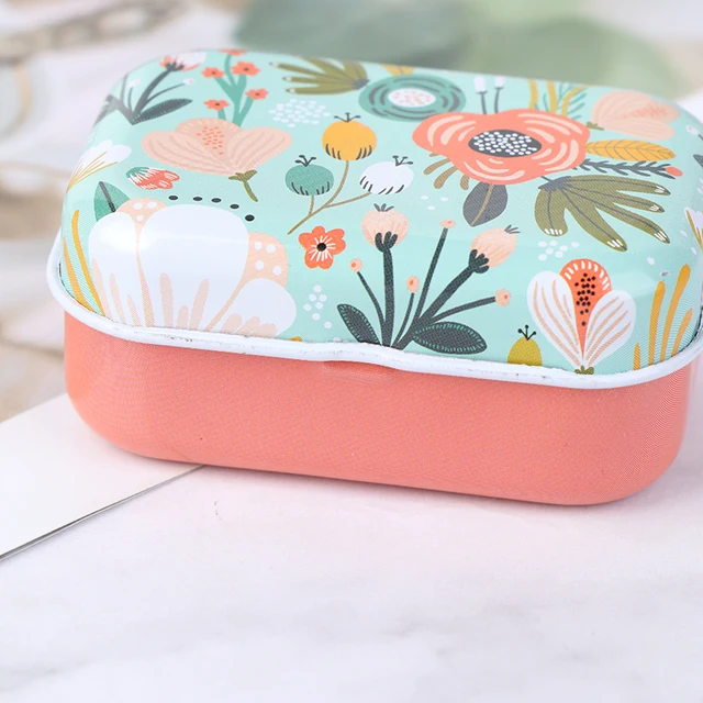 6 Petites Boîtes En Fer Avec Couvercle - 6x5x1,5 Cm - Idéal Pour Bijoux, Bonbons, Petits Objets - Rangement Pratique