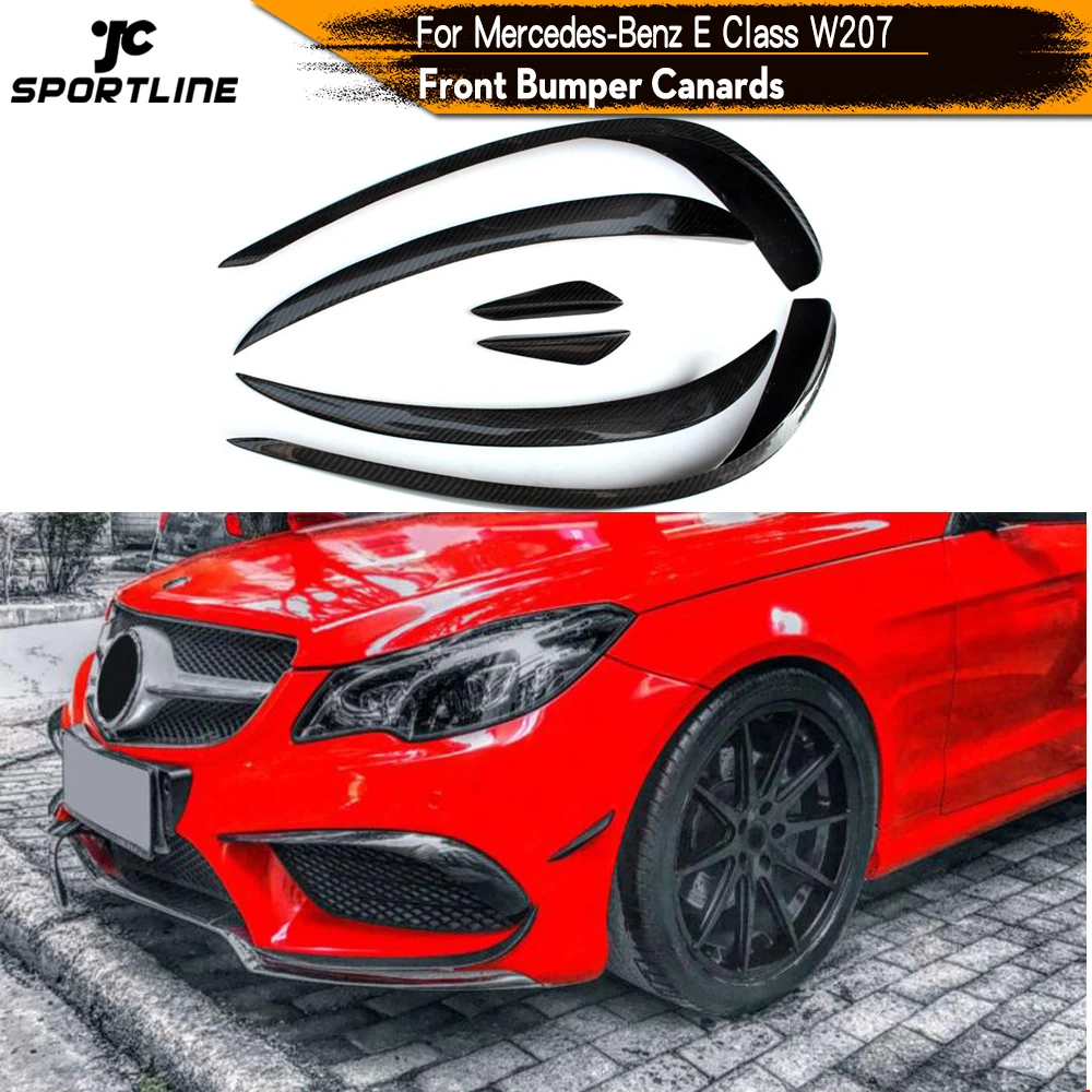 For Mercedes Benz E Class W207 E350 E400 E550 Sport Coupe Convertible 2014 2016 Front Bumper Fender Trim Air Vent Carbon Fiber Bumpers Aliexpress