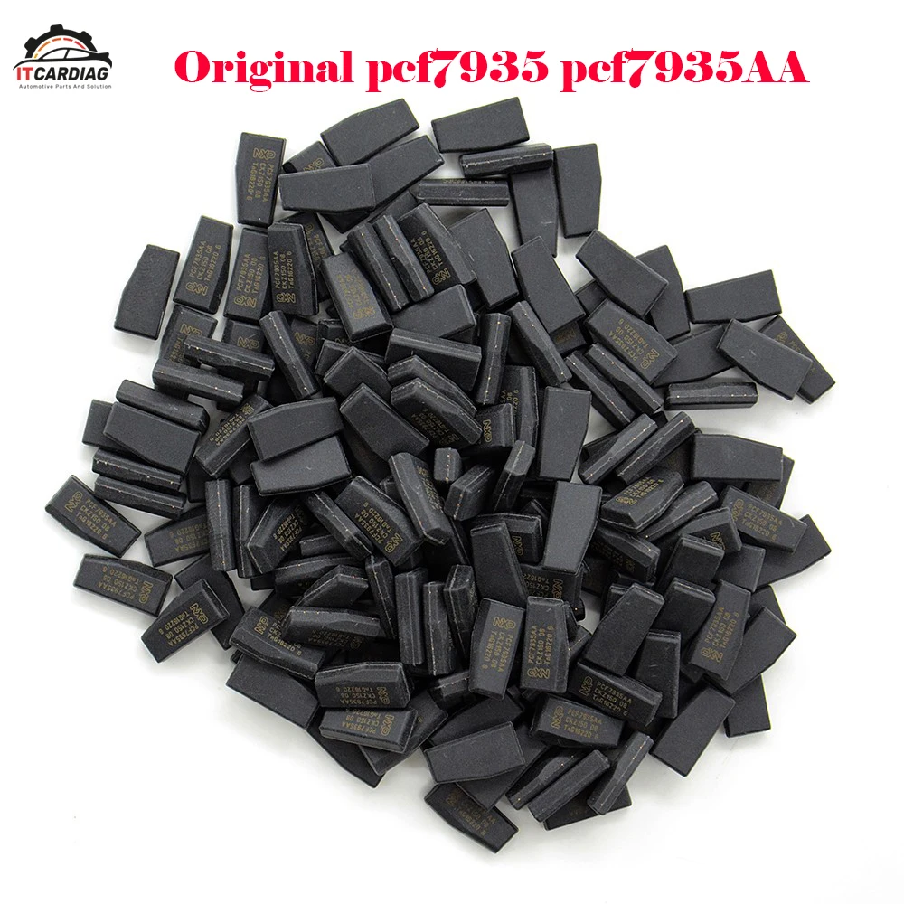 US $19.99 Original pcf7935 pcf7935AA transponder chip PCF 7935 ID44 ID 44 Auto Key Chip auto transponder chip writted