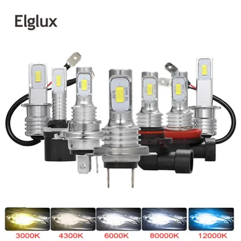 

2x H7 H8 H11 9005 HB3 9006 HB4 H1 H3 H4 Chip Canbus External Led Bulb Mini Car Headlight Fog Driving Lights Lamp Light Source