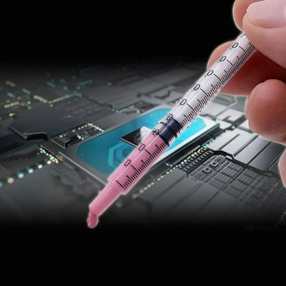5Pcs HY530PI Thermal Paste Safe Quick Cooling Pink 2.5W/M-K 0.5g Computer Cooling Thermal Compound for CPU