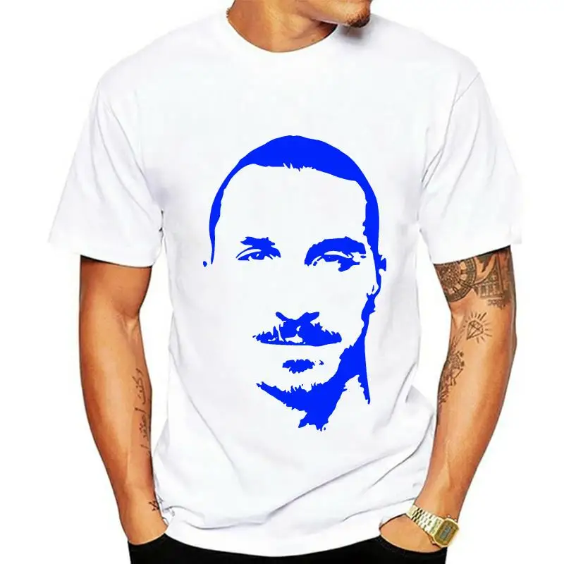 Clothing Zlatan Ibrahimovic Swedish Big Head Silhouette Soccer Football Star T Shirt 4223 |