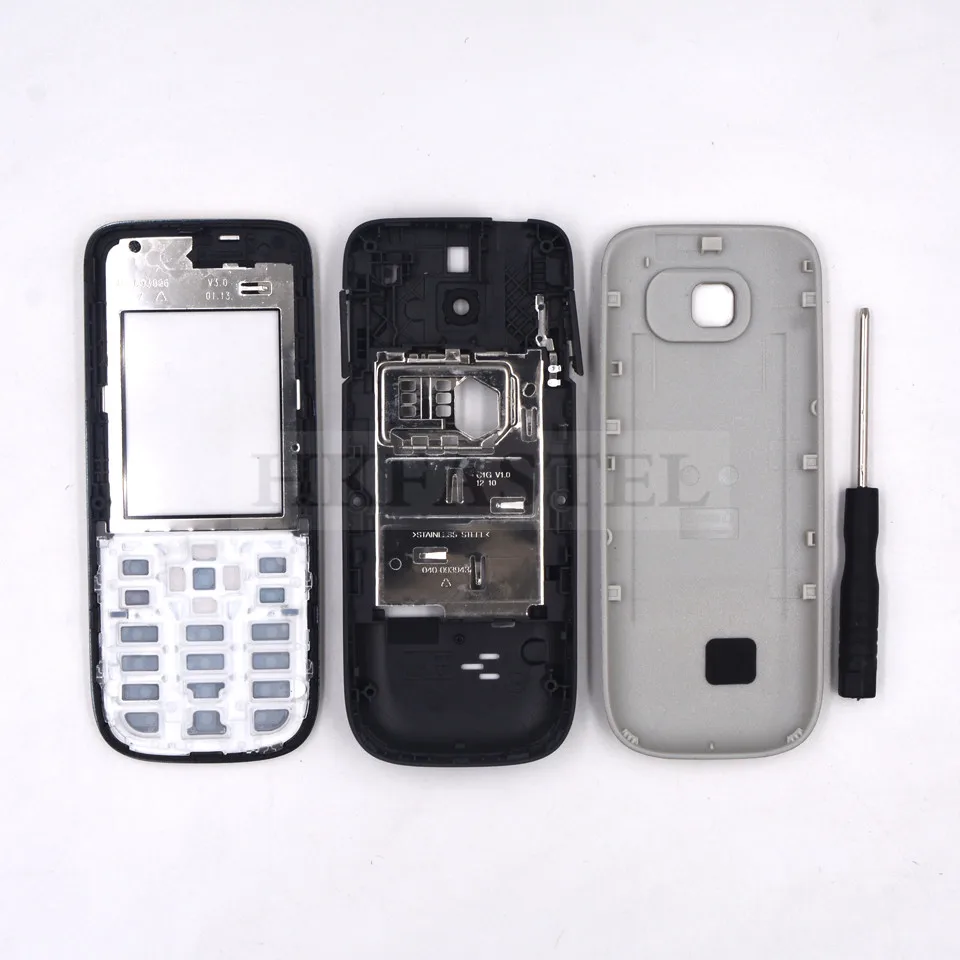 HKFASTEL новый высококачественный чехол для Nokia C2 c2 01 полный корпус + инструмент