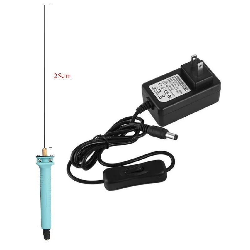25cm US Plug 5/10/15/20/25 см пенный резак ручка 100-240V Профессиональный электрический пенопластовый резак пенополистирола для резки ручка DIY режущие инструменты - Цвет: 25cm US Plug