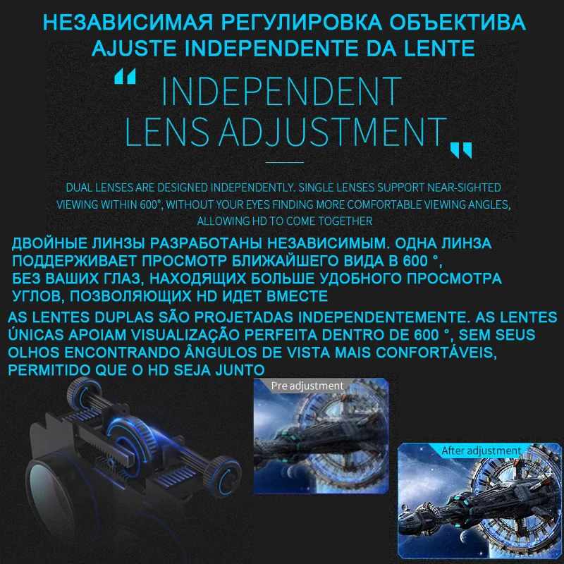 VR Shinecon Casque Helmet 3D Glasses Virtual Reality For Smartphone Smart Phone Headset Goggles Binoculars Video Game Wirth Lens - Image 5
