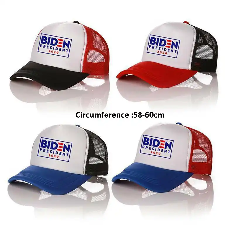 Joe Biden 2020 Biden Sombrero Con Las Elecciones Estadounidenses Vote Por Su Presidente Mujeres Hombres Sombreros Gorra De Malla Ajustable Gorra De Beisbol De Algodon Aliexpress