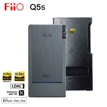 FiiO Q5s Hi-Fi аудио двойной AK4493EQ Bluetooth 5,0 DAC усилитель для наушников PCM 768 k/32bit DSD256 2,5/3,5/4,4 мм сделано для iphone