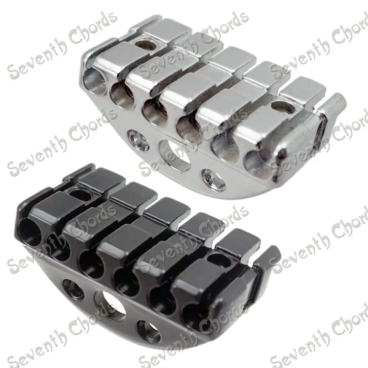 

A Set Hang Strings Suspension type Locking Nut for Headless Guitar Replacement parts parts - Chrome - Black for choose