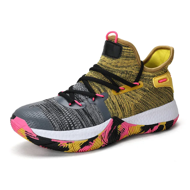 

Zapatillas de entrenamiento para Baloncesto de diferentes colores, zapatos de baloncesto ligeros para hombre, zapatillas de baloncesto de corte medio para mujer, zapatillas deportivas