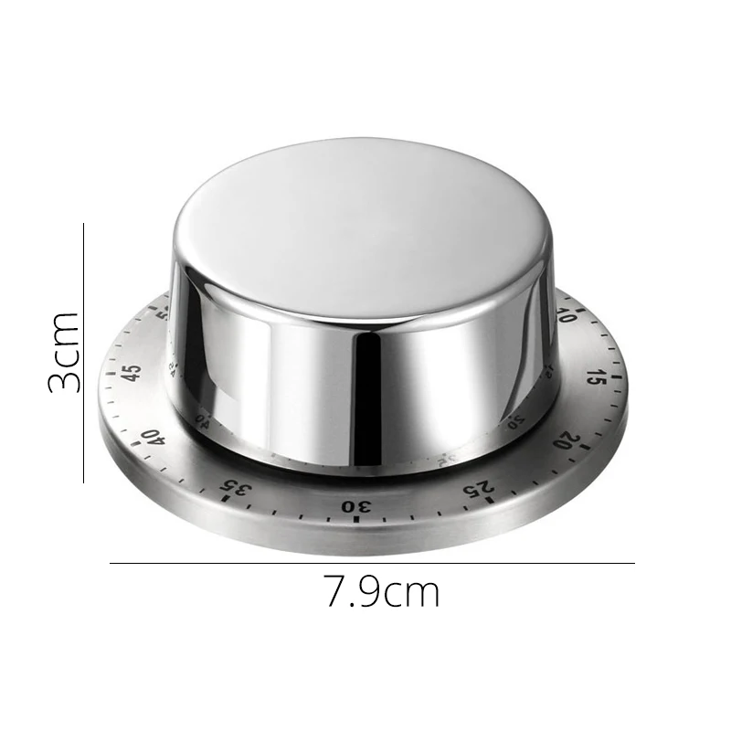 Kitchen Timer, Chef Cooking Timer Clock With Load Alarm, Mechanical - Magnetic Backing, 60 Minute Countdown Reminder Kitchen Timer, Chef Cooking Timer Clock With Load Alarm, Mechanical - Magnetic Backing, 60 Minute Countdown Reminder