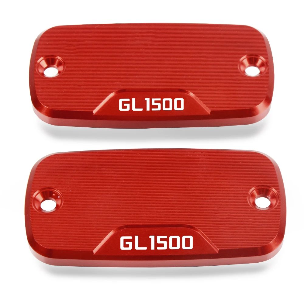

1 pair Power Part Front Brake Reservoir Aluminum Cover Motorcycle CNC accessories Reservoir Brake For Honda GL 1500 1988-2002