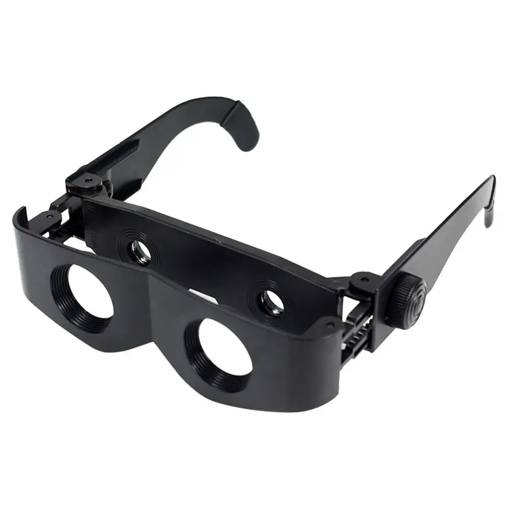 3-6 раз зум Fishin стекло очки черные очки из АБС телескоп Лупа Карманный Портативный Открытый Рыбалка Туризм Бинокль - Цвет: Черный