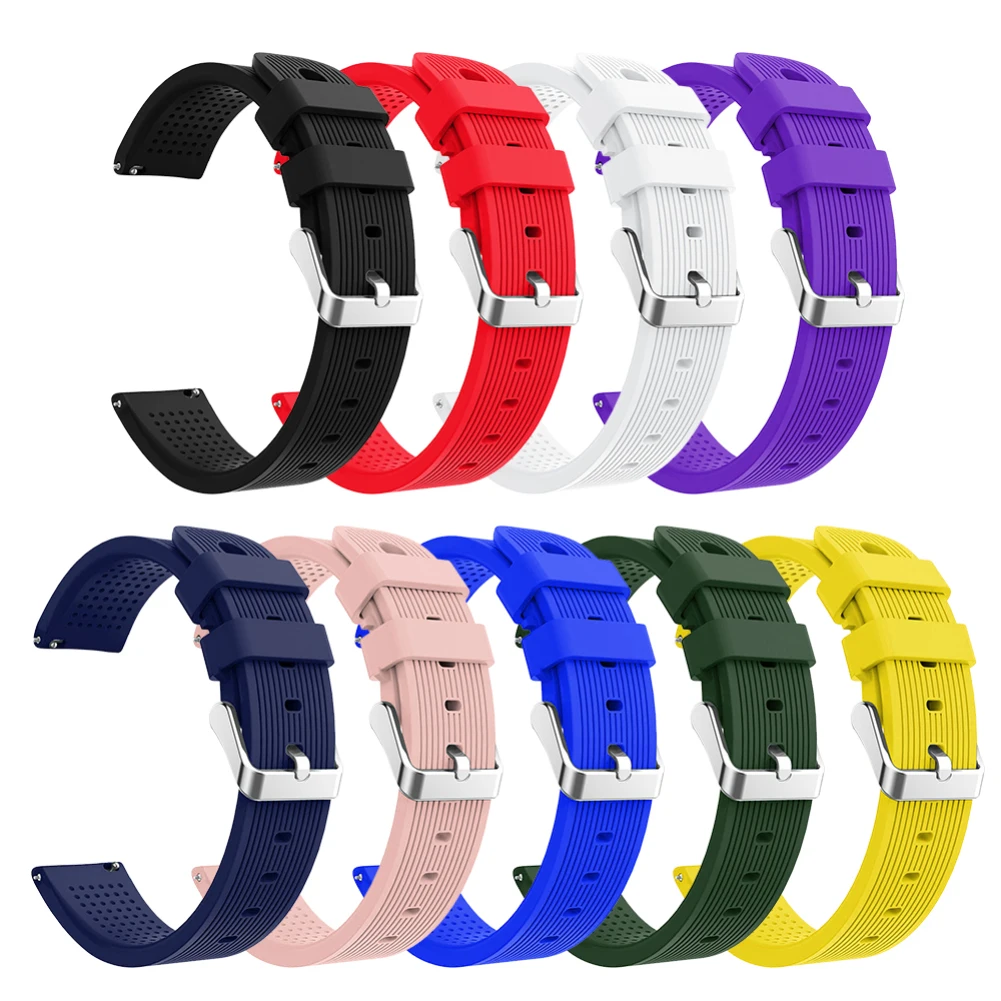 

New chuan Word Pattern Silicone Replacement For Huami Amazfit GT Smart Watch Replacement Sports Silicone Strap