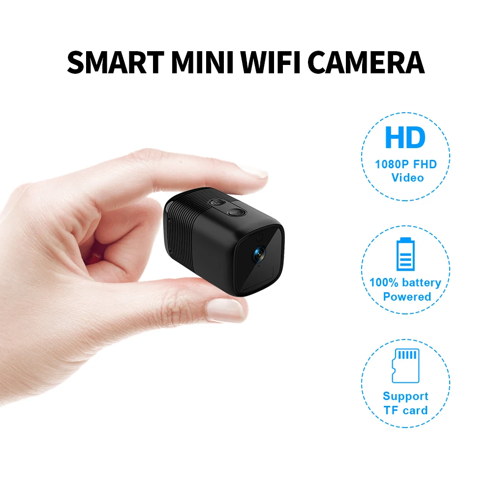 Обновленная 1080P Мини Wi Fi IP камера беспроводная HD ИК Ночное Видение Аудио Видео
