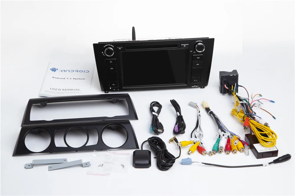 7 дюймовый Android 10 0 автомобильный DVD GPS плеер для BMW E81 E82 120 1 серия WIFI радио стерео