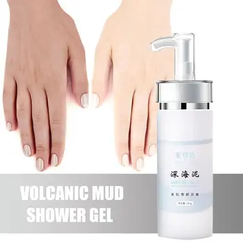 

Volcanic Mud Shower Gel Body Skin Whitening Deep Clean 100ml Gel Moisturizing Skin Care Bath Skin Oil Exfoliating X0O5