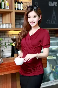 

Tops T Shirt Women Short fuchsia Sleeve Tshirt Women T Shirt mint