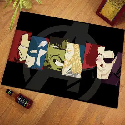 Marvel игрушки Мстители плюшевые ковры Железный человек Капитан Америка Бэтмен хлопок Рождественский подарок для детей Прямая поставка - Цвет: 3