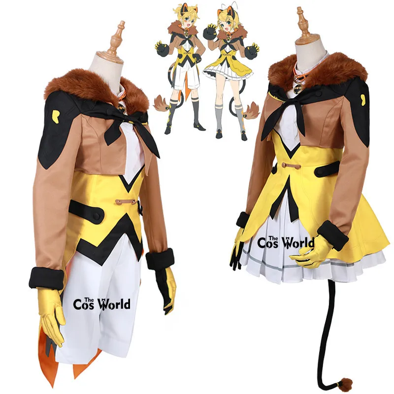 

2019 Vocaloid MAGICAL MIRAI Kagamine Len Kagamine Rin Circus Animal Dress Uniform Outfit Anime Cosplay Costumes