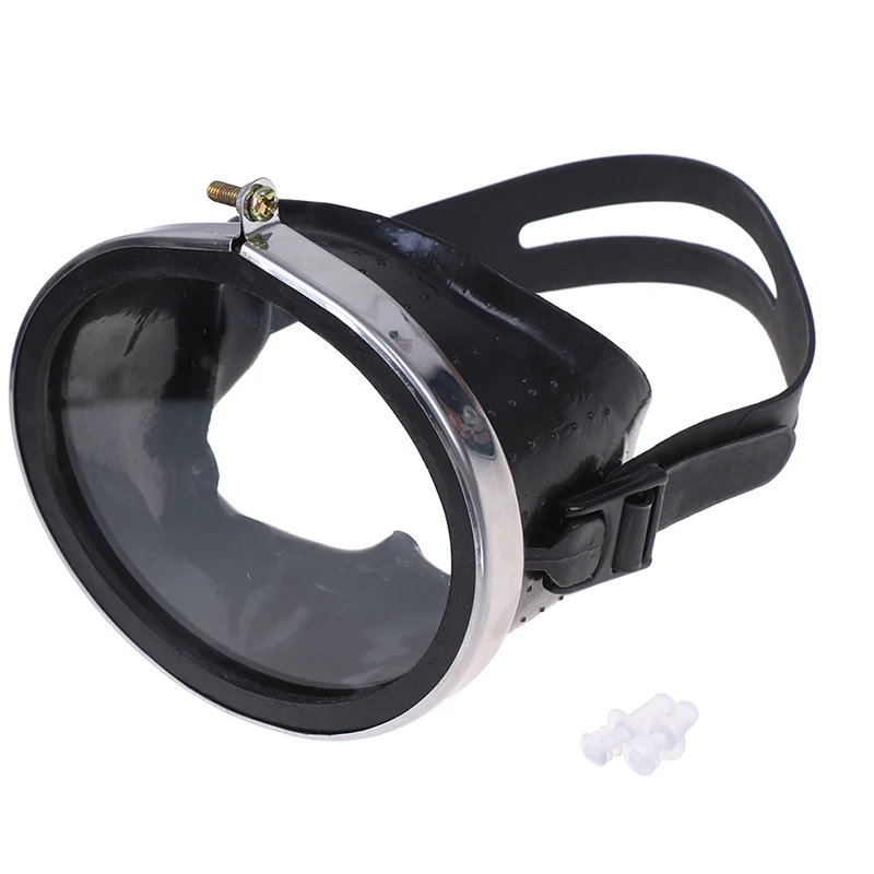 Large Frame HD Waterproof Tempered Glass Stainless Diving Goggles Fisherman Swimming Goggles Snorkeling Equipment Mask