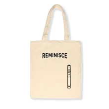 Минималистичная креативная сумка с буквенным принтом, многоразовая сумка для покупок, Брезентовая сумка, сумка-тоут, сумка для ежедневного использования, рециркулированная Большая вместительная сумка на плечо, эко-сумка