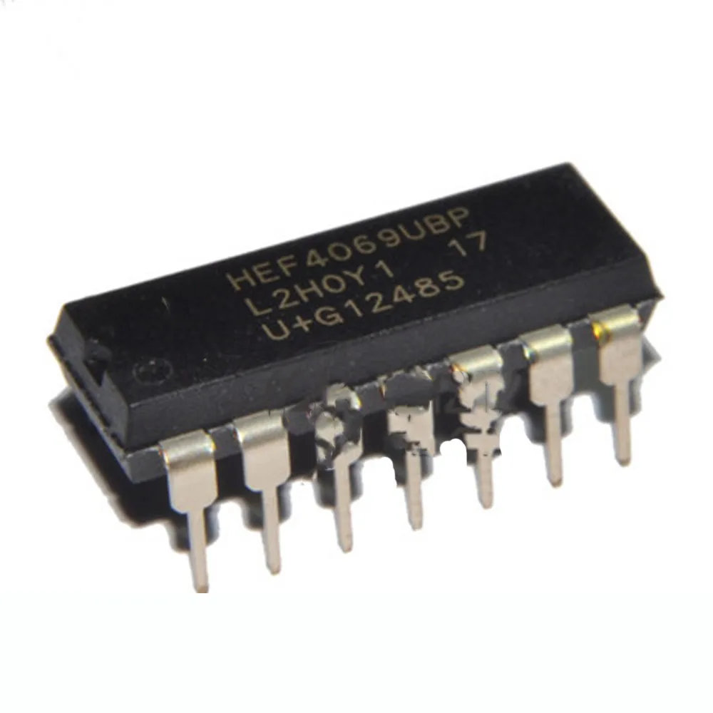

10PCS HEF4069UBP DIP HEF4069 DIP14 HEF4069BP DIP-14 new and original IC
