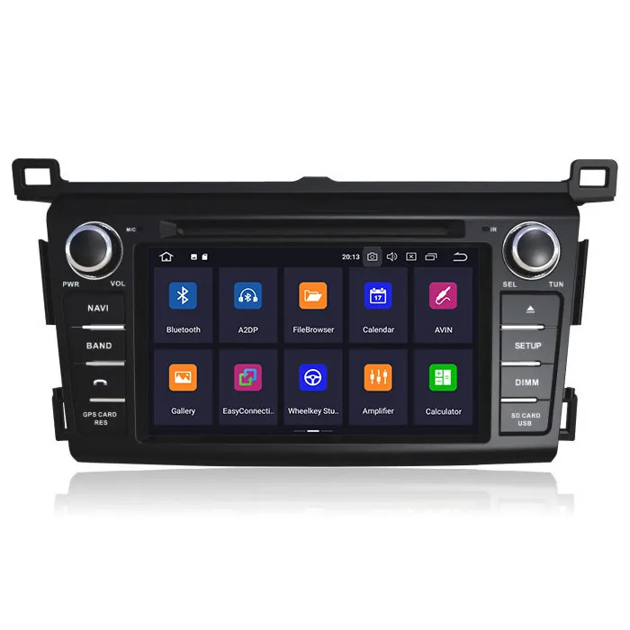 PX6 ips 4+ 64 Android 9,0 Автомобильный DVD стерео мультимедиа головное устройство для Toyota RAV4 2013 радио gps навигация аудио стерео BT
