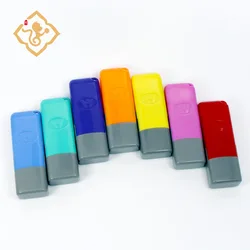Sello de nombre de bebé DIY para niños, sello hecho a medida, sección de ropa de estudiante, no se decolora fácilmente, sellos de nombre de seguridad, pegatina de regalo