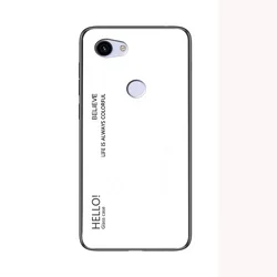 Stylish Gradient Tempered Glass Back Cover - Durable & Vibrant Protection for Pixel 4A (Style 01)