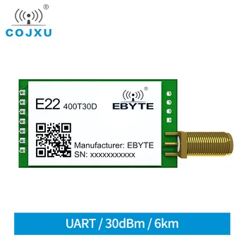 

LoRa SX1268 433MHz rf Transceiver Module 30dBm 1W Long Range UART DIP Serial Port Module E22-400T30D