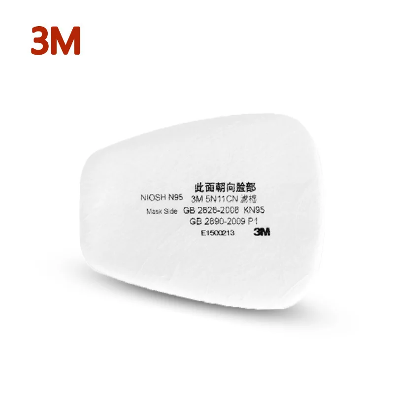 

3 M Filter Cotton Gas Mask Face Mask 6200 Filter Cotton 1 PCs Paint Spraying Dustproof Anti-Particulate Matter 5N11CN N95