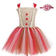 Рождественское платье-пачка с пряными пряниками; Милые Детские платья для костюмированной вечеринки с героями мультфильмов для маленьких девочек на день рождения; детский осенне-зимний костюм; одежда