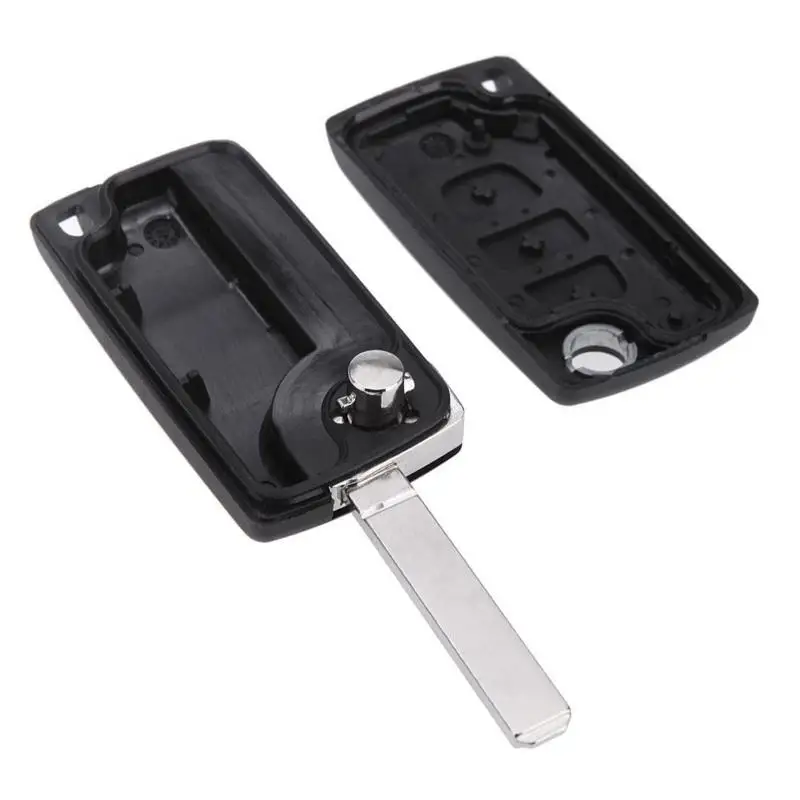 Портативный Складной флип 3 кнопки дистанционного ключа чехол для Citroen C2 C3 C4 C5 C6 Автозапуск Fob причина автосигнализации крышка