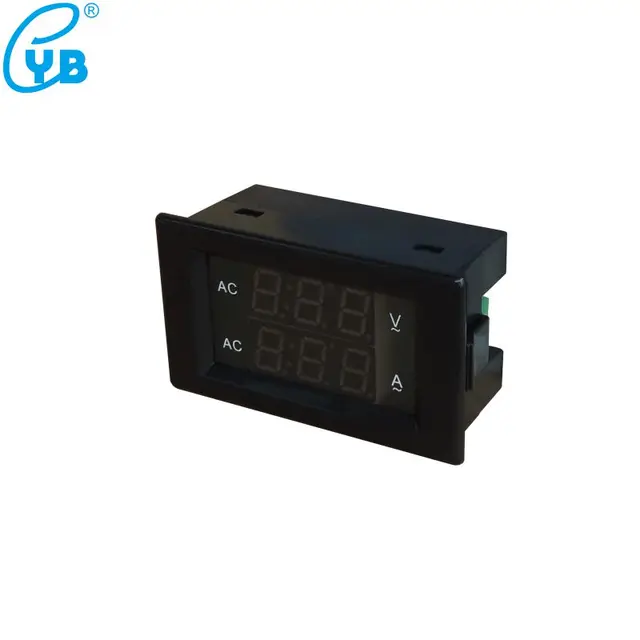 thumbnail: YB4835VA Digitale Voltmeter Amperemeter DC 600V 100A - Dual Display