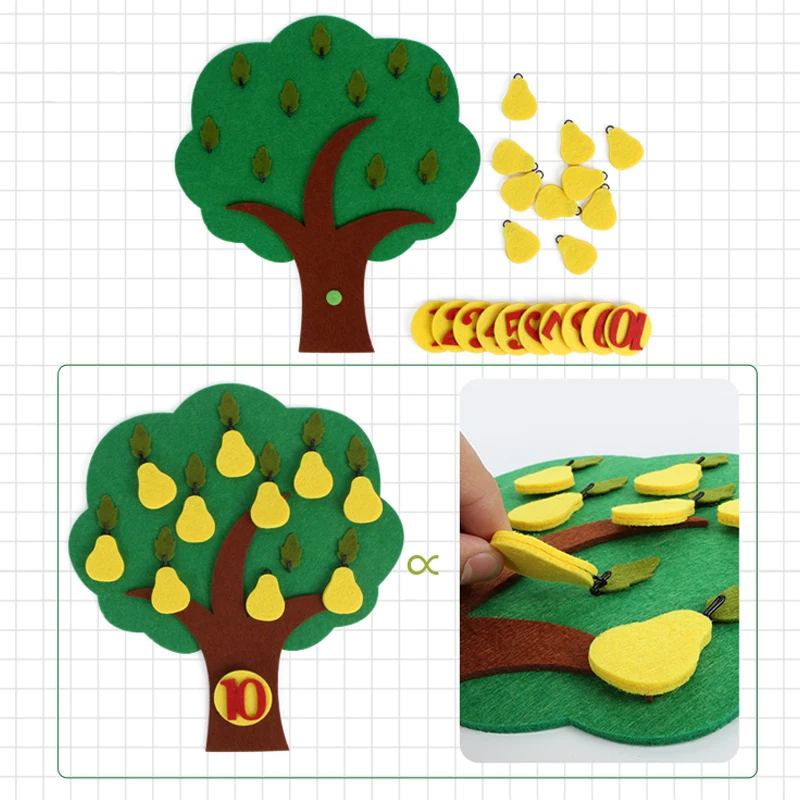 Развития интеллекта практический играть в игры игрушки для детского сада интерактивный изучение науки Обучающие игрушки игры - Цвет: Pear tree
