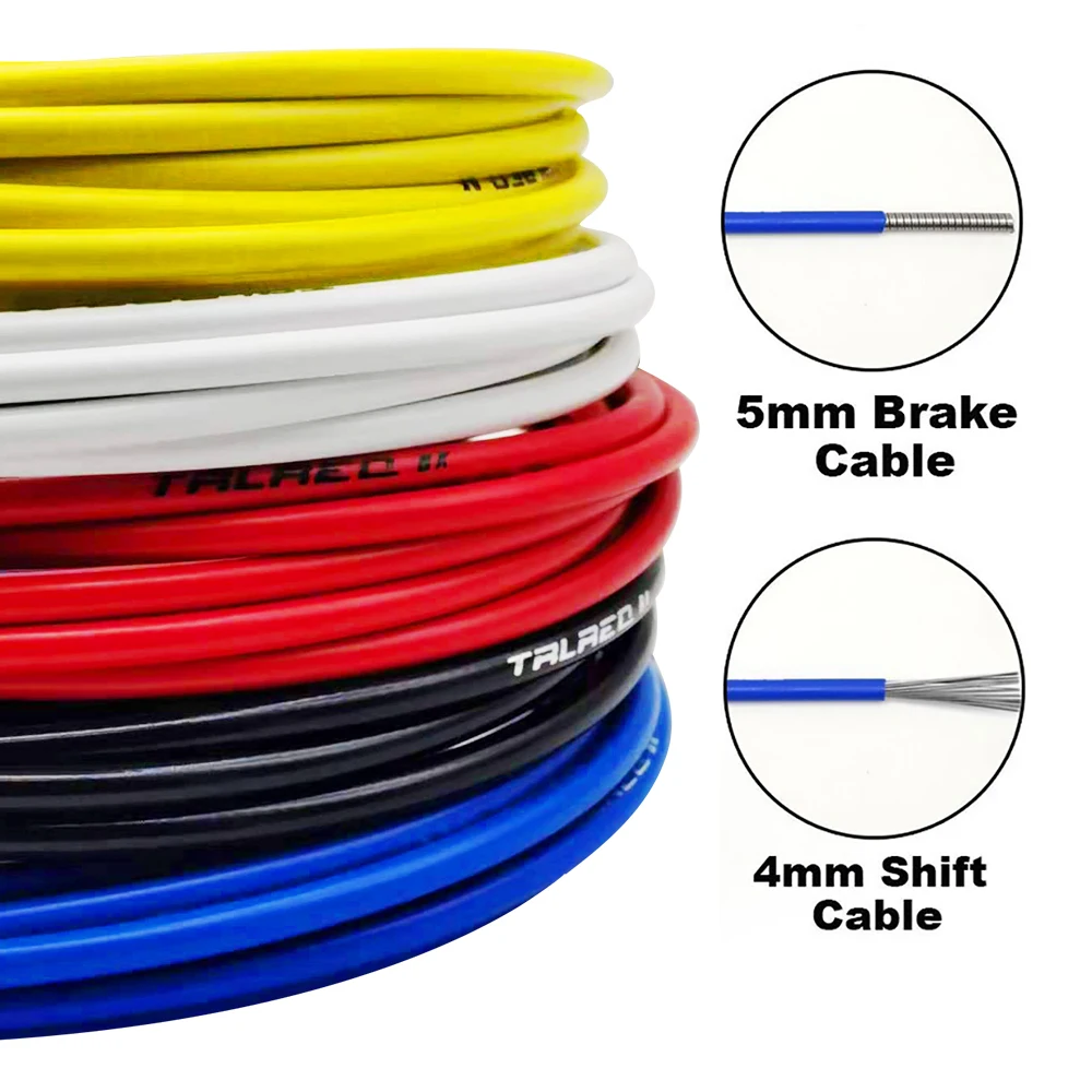 Bicycle Brake Shifting Cable Housing 3 Meters 4mm 5mm For MTB Road Bike